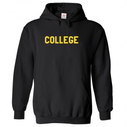 College Classic Unisex Kids and Adults Pullover Hoodie
